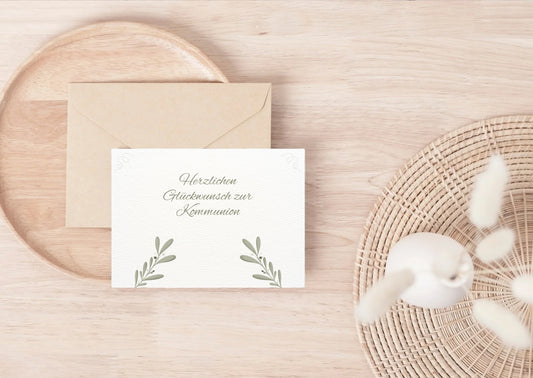 Geschenkkarte zur Kommunion