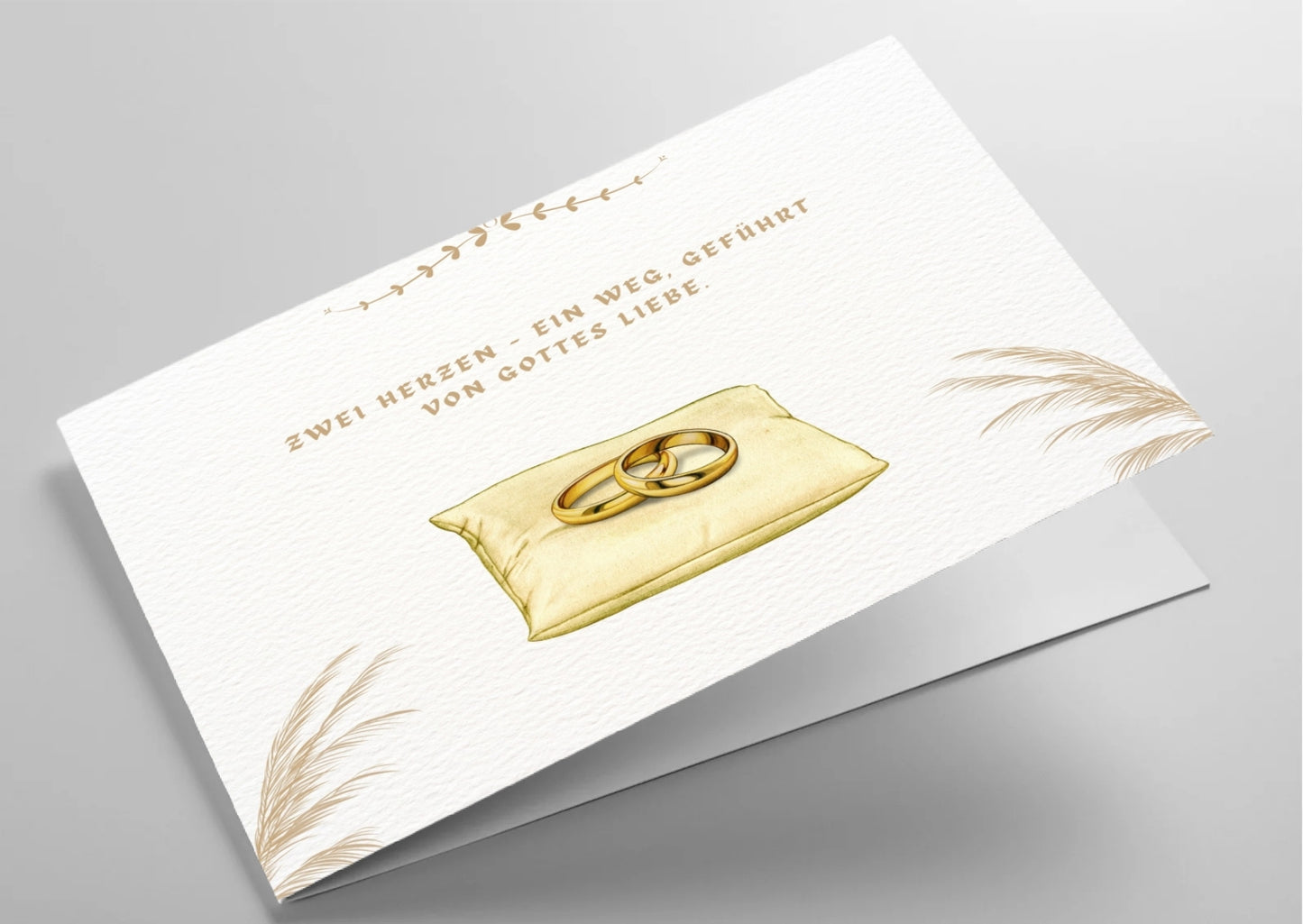 Christliche Hochzeitskarte