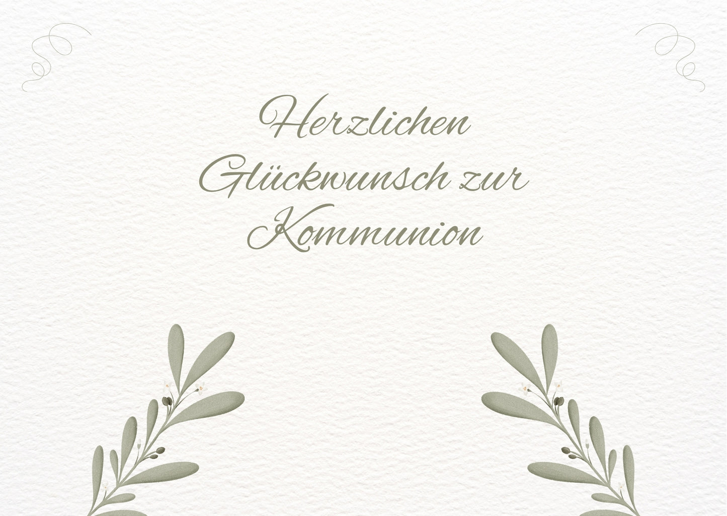 Geschenkkarte zur Kommunion
