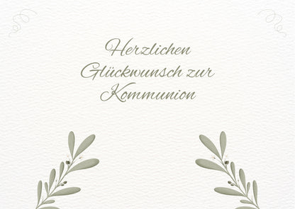 Geschenkkarte zur Kommunion