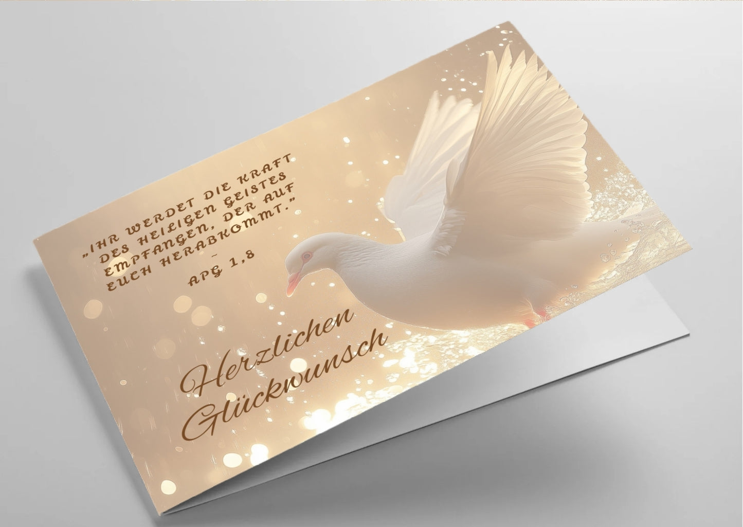 Geschenkkarte zur Firmung mit Bibelvers