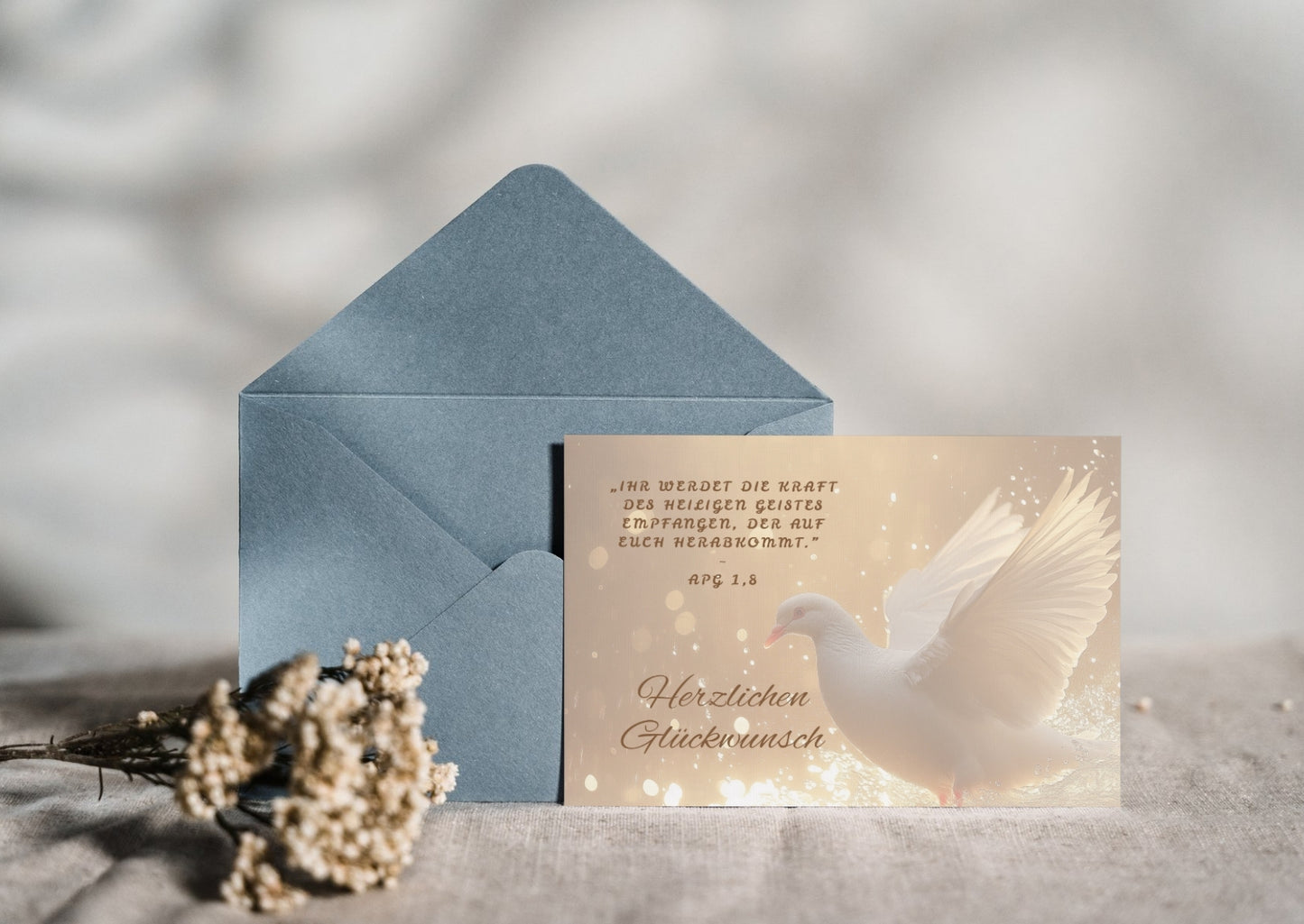 Geschenkkarte zur Firmung mit Bibelvers