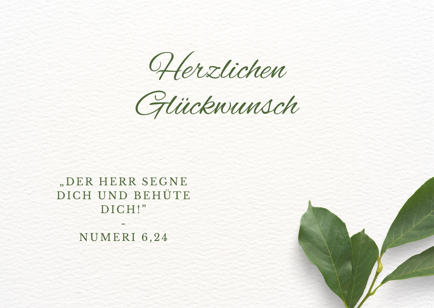 Christliche Geburtstagskarte