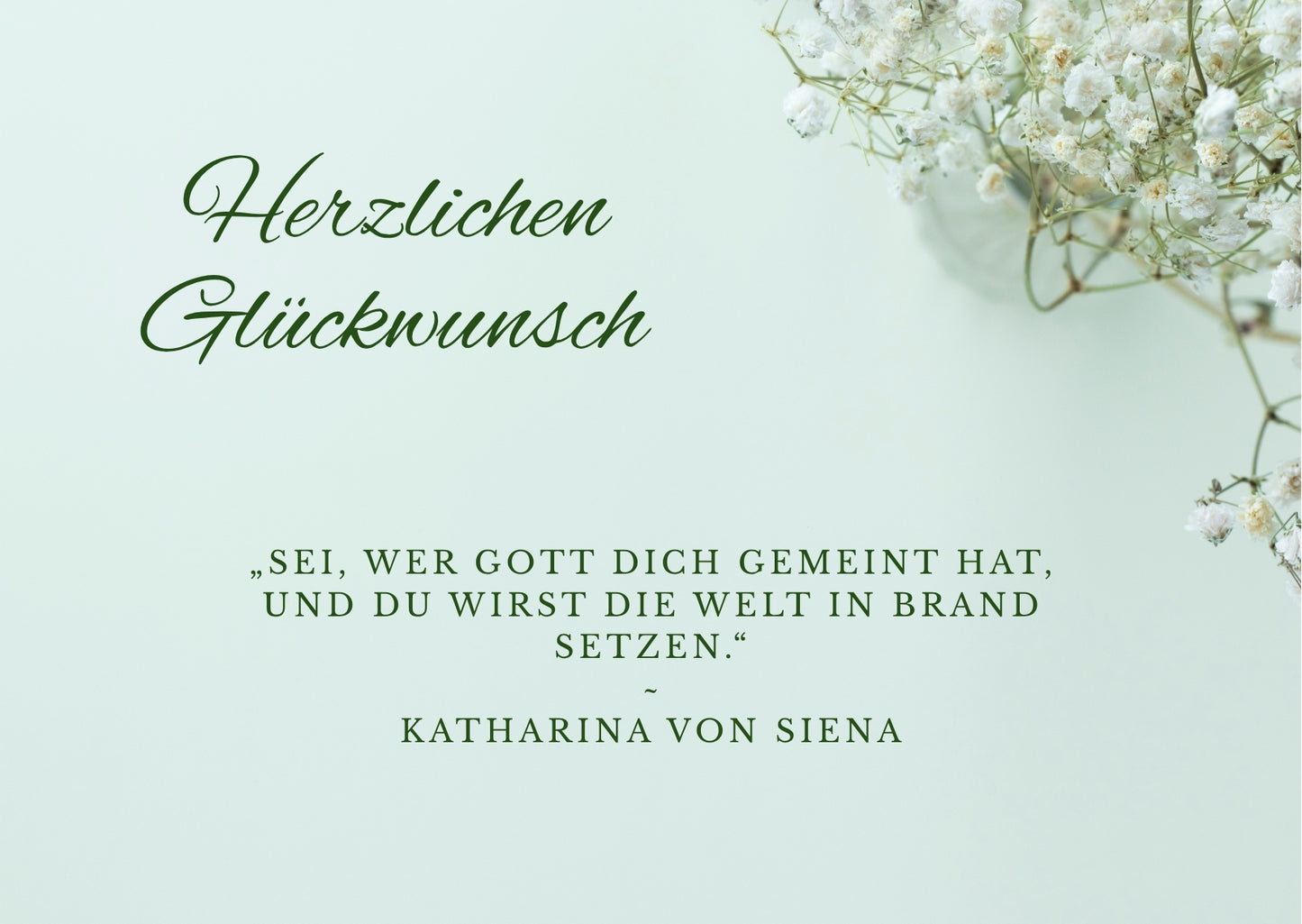 Christliche Geburtstagskarte