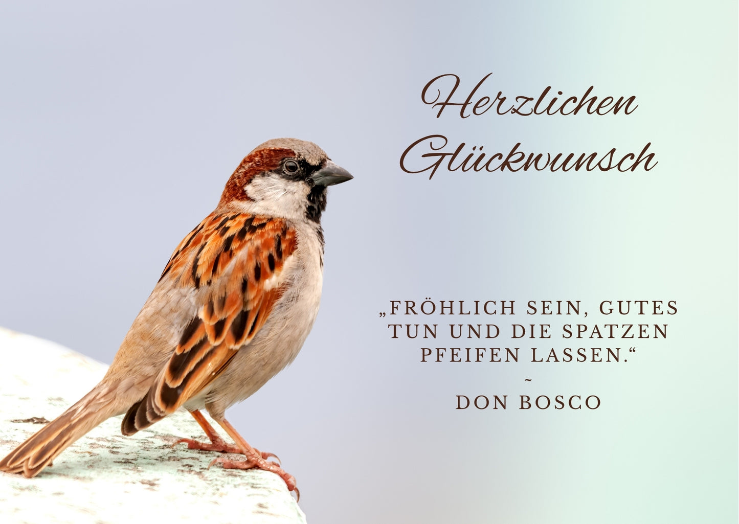 Christliche Geburtstagskarte