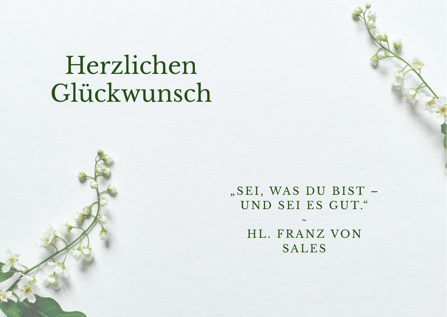 Christliche Geburtstagskarte