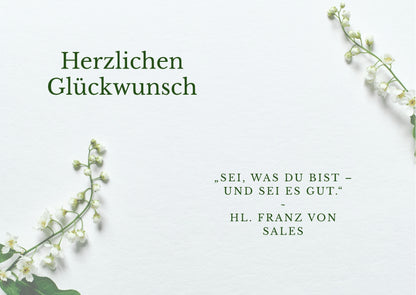 Christliche Geburtstagskarte